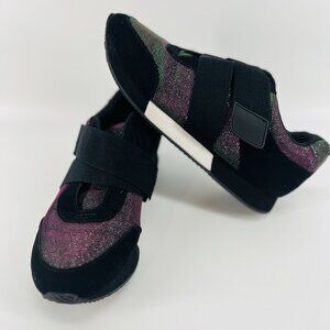 Juicy Couture V3lcr0 Strap Sneakers Shoes 9 Colorful Metallic Black Green Purple
